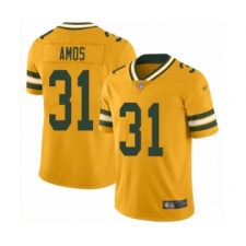 Men's Green Bay Packers #31 Adrian Amos Limited Gold Inverted Legend Football Jersey