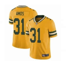 Men's Green Bay Packers #31 Adrian Amos Limited Gold Rush Vapor Untouchable Football Jersey