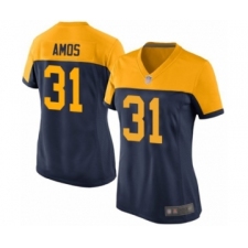 Women's Green Bay Packers #31 Adrian Amos Game Navy Blue Alternate Football Jersey