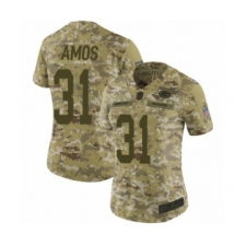 Women's Green Bay Packers #31 Adrian Amos Limited Camo 2018 Salute to Service Football Jersey