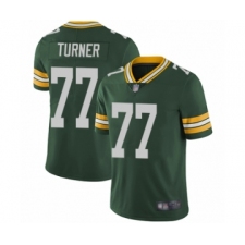 Men's Green Bay Packers #77 Billy Turner Green Team Color Vapor Untouchable Limited Player Football Jersey