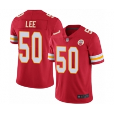 Men's Kansas City Chiefs #50 Darron Lee Red Team Color Vapor Untouchable Limited Player Football Jersey