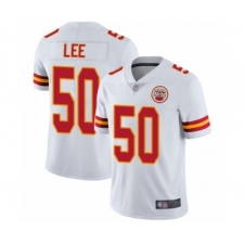 Men's Kansas City Chiefs #50 Darron Lee White Vapor Untouchable Limited Player Football Jersey