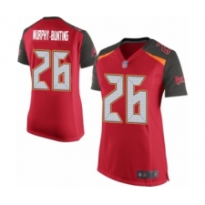 Women's Tampa Bay Buccaneers #26 Sean Murphy-Bunting Game Red Team Color Football Jersey
