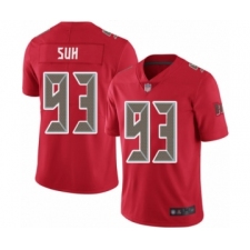Youth Tampa Bay Buccaneers #93 Ndamukong Suh Limited Red Rush Vapor Untouchable Football Jersey