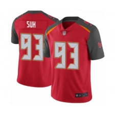 Youth Tampa Bay Buccaneers #93 Ndamukong Suh Red Team Color Vapor Untouchable Limited Player Football Jersey