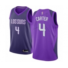 Men's Phoenix Suns #4 Jevon Carter Authentic Purple Basketball Jersey - City Edition