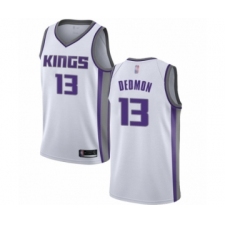 Men's Sacramento Kings #13 Dewayne Dedmon Authentic White Basketball Jersey - Association Edition