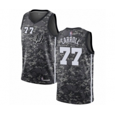 Men's San Antonio Spurs #77 DeMarre Carroll Authentic Camo Basketball Jersey - City Edition
