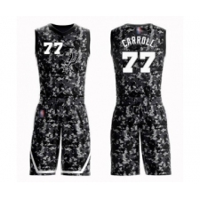 Youth San Antonio Spurs #77 DeMarre Carroll Swingman Camo Basketball Suit Jersey - City Edition