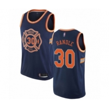 Women's New York Knicks #30 Julius Randle Swingman Navy Blue Basketball Jersey - City Edition