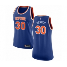 Women's New York Knicks #30 Julius Randle Swingman Royal Blue Basketball Jersey - Icon Edition