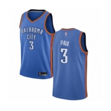 Youth Oklahoma City Thunder #3 Chris Paul Swingman Royal Blue Basketball Jersey - Icon Edition