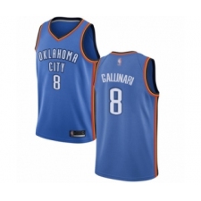 Youth Oklahoma City Thunder #8 Danilo Gallinari Swingman Royal Blue Basketball Jersey - Icon Edition