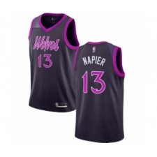 Women's Minnesota Timberwolves #13 Shabazz Napier Swingman Purple Basketball Jersey - City Edition