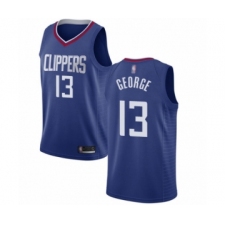 Youth Los Angeles Clippers #13 Paul George Swingman Blue Basketball Jersey - Icon Edition