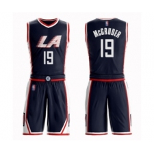 Youth Los Angeles Clippers #19 Rodney McGruder Swingman Navy Blue Basketball Suit Jersey - City Edition