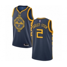 Men's Golden State Warriors #2 Willie Cauley-Stein Authentic Navy Blue Basketball Jersey - City Edition