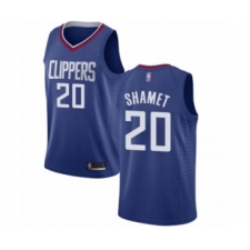 Women's Los Angeles Clippers #20 Landry Shamet Swingman Blue Basketball Jersey - Icon Edition