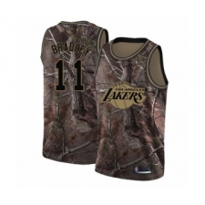 Youth Los Angeles Lakers #11 Avery Bradley Swingman Camo Realtree Collection Basketball Jersey