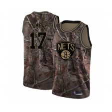 Women's Brooklyn Nets #17 Garrett Temple Swingman Camo Realtree Collection Basketball Jersey