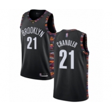 Women's Brooklyn Nets #21 Wilson Chandler Swingman Black Basketball Jersey - 2018 19 City Edition