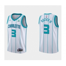 Men's Charlotte Hornets #3 Terry Rozier III White Stitched NBA Jersey