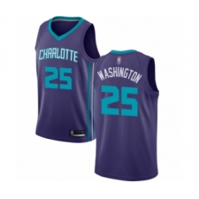 Men's Jordan Charlotte Hornets #25 PJ Washington Authentic Purple Basketball Jersey Statement Edition