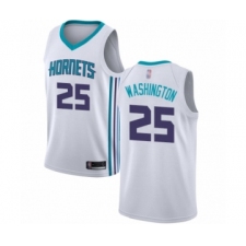 Men's Jordan Charlotte Hornets #25 PJ Washington Authentic White Basketball Jersey - Association Edition
