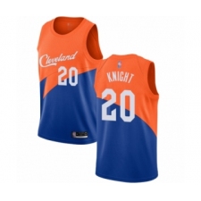 Men's Cleveland Cavaliers #20 Brandon Knight Authentic Blue Basketball Jersey - City Edition