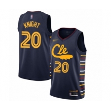 Men's Cleveland Cavaliers #20 Brandon Knight Swingman Navy Basketball Jersey - 2019 20 City Edition