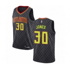 Women's Atlanta Hawks #30 Damian Jones Authentic Black Basketball Jersey - Icon Edition