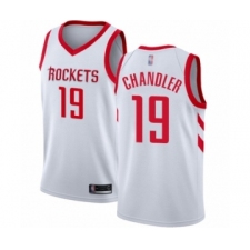 Women's Houston Rockets #19 Tyson Chandler Swingman White Basketball Jersey - Association Edition