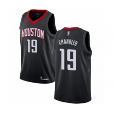 Youth Houston Rockets #19 Tyson Chandler Swingman Black Basketball Jersey Statement Edition
