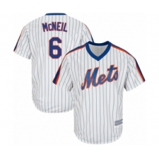 Men's New York Mets #6 Jeff McNeil Replica White Alternate Cool Base Baseball Jersey