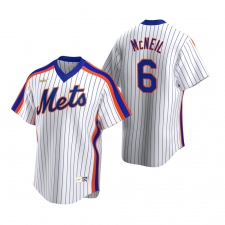 Men's Nike New York Mets #6 Jeff McNeil White Cooperstown Collection Home Stitched Baseball Jersey