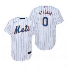 Men's Nike New York Mets #0 Marcus Stroman White Home Stitched Baseball Jersey