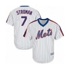 Youth New York Mets #7 Marcus Stroman Authentic White Alternate Cool Base Baseball Jersey