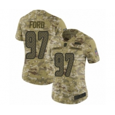 Women's Seattle Seahawks #97 Poona Ford Limited Camo 2018 Salute to Service Football Jersey