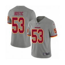 Youth Washington Redskins #53 Jon Bostic Limited Gray Inverted Legend Football Jersey
