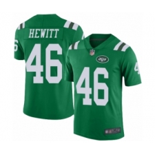 Youth New York Jets #46 Neville Hewitt Limited Green Rush Vapor Untouchable Football Jersey