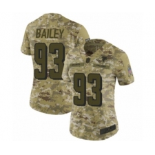 Women's Atlanta Falcons #93 Allen Bailey Limited Camo 2018 Salute to Service Football Jersey