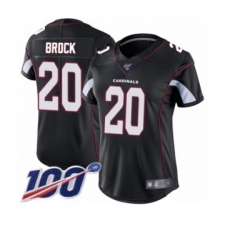 Women's Arizona Cardinals #20 Tramaine Brock Red Team Color Vapor Untouchable Limited Player 100th Season Football Jersey