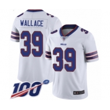 Youth Buffalo Bills #39 Levi Wallace White Vapor Untouchable Limited Player 100th Season Football Jersey