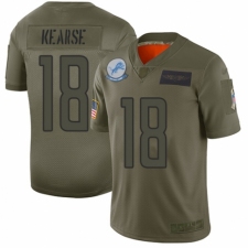 Youth Detroit Lions #18 Jermaine Kearse Limited Camo 2019 Salute to Service Football Jersey