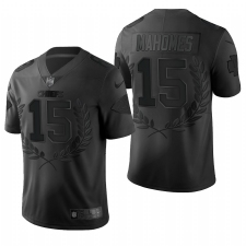 Men's Kansas City Chiefs #15 Patrick Mahomes Black Nike Souvenir Edition Limited Jersey