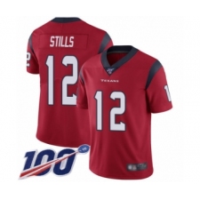 Men's Houston Texans #12 Kenny Stills Red Alternate Vapor Untouchable Limited Player 100th Season Football Jersey