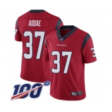 Men's Houston Texans #37 Jahleel Addae Red Alternate Vapor Untouchable Limited Player 100th Season Football Jersey