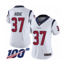 Women's Houston Texans #37 Jahleel Addae White Vapor Untouchable Limited Player 100th Season Football Jersey