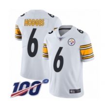 Youth Pittsburgh Steelers #6 Devlin Hodges White Vapor Untouchable Limited Player 100th Season Football Jersey